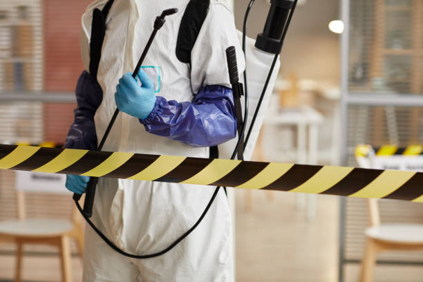 Professional Biohazard Cleanup technician working in Lancaster, OH